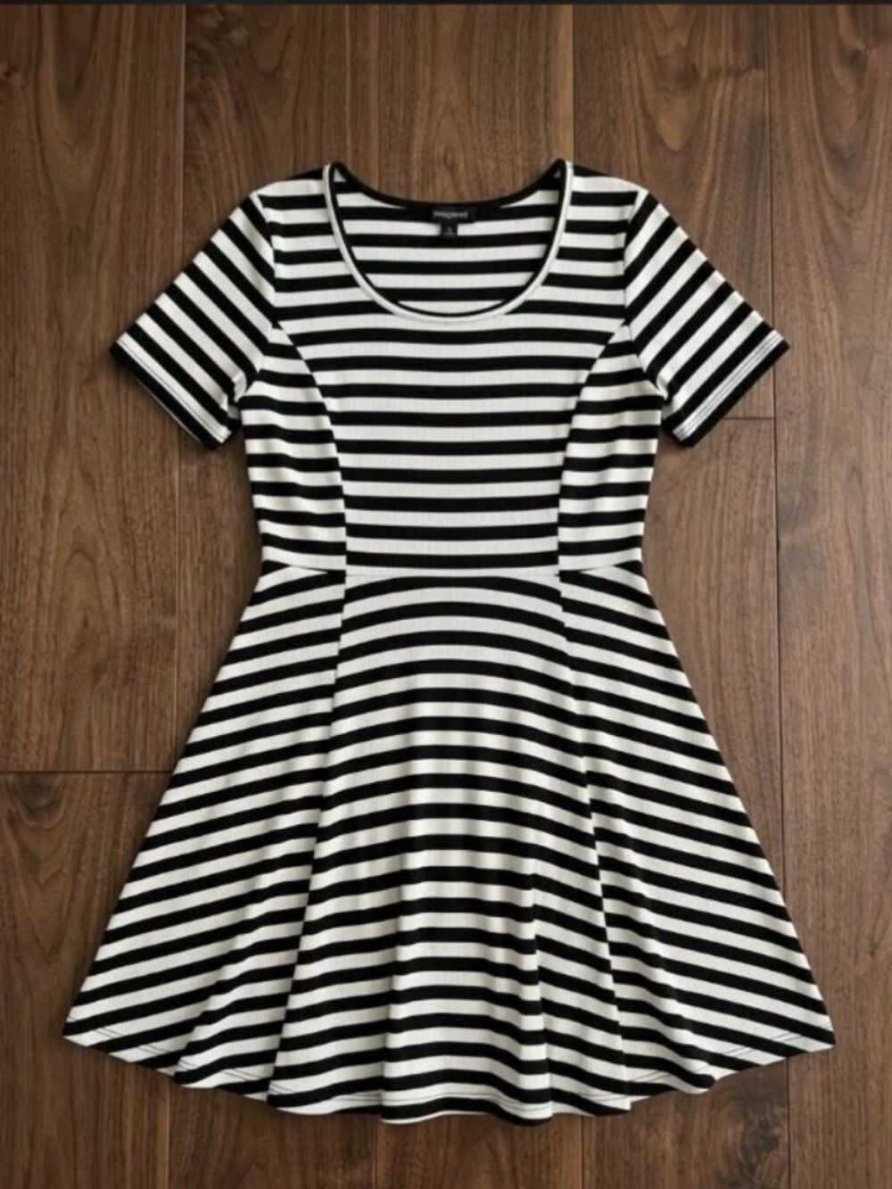 Torrid Black & White Striped Skater Dress Size 3 #211